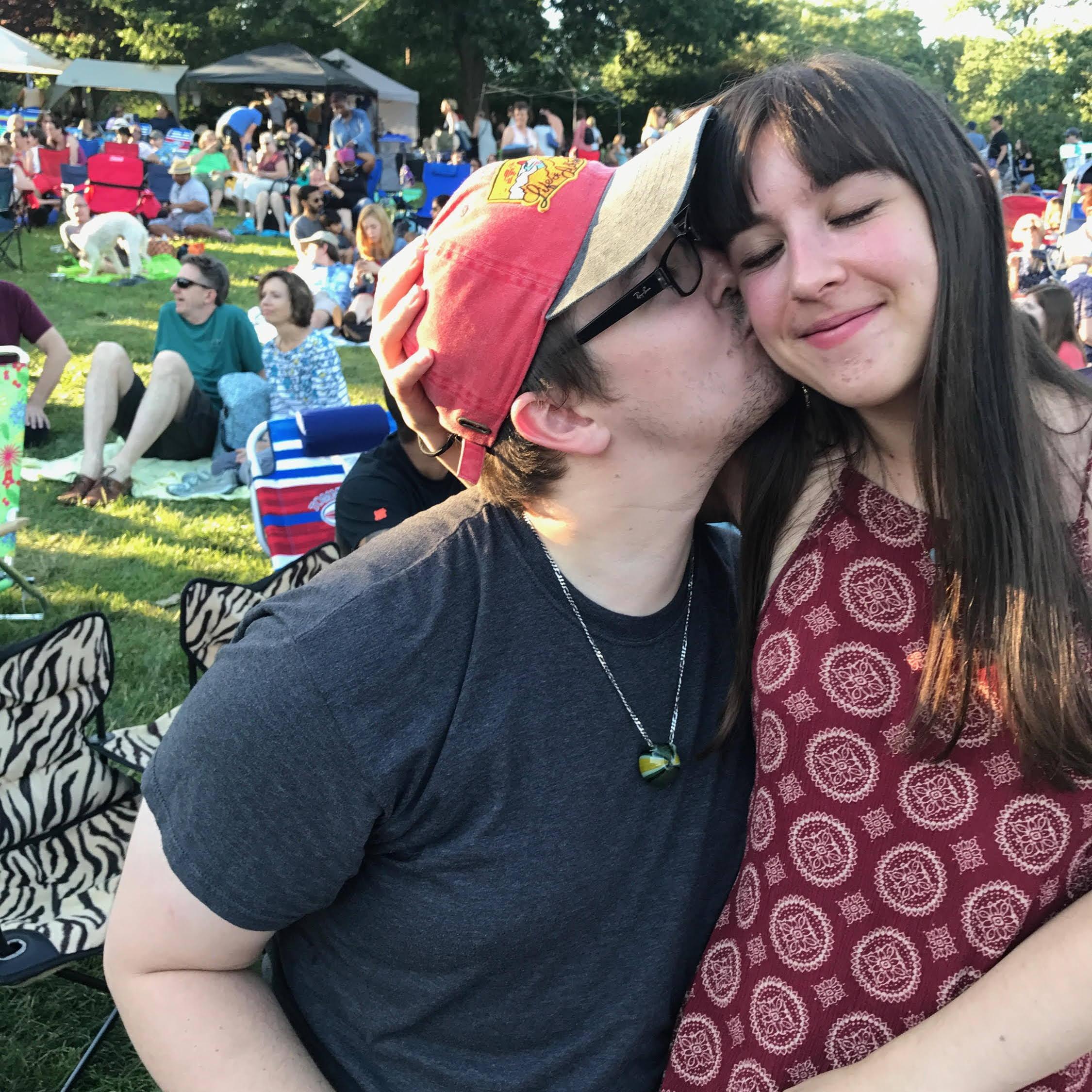 Jeff tags along to Maplewoodstock, a town tradition for Maria's family, July 2017.