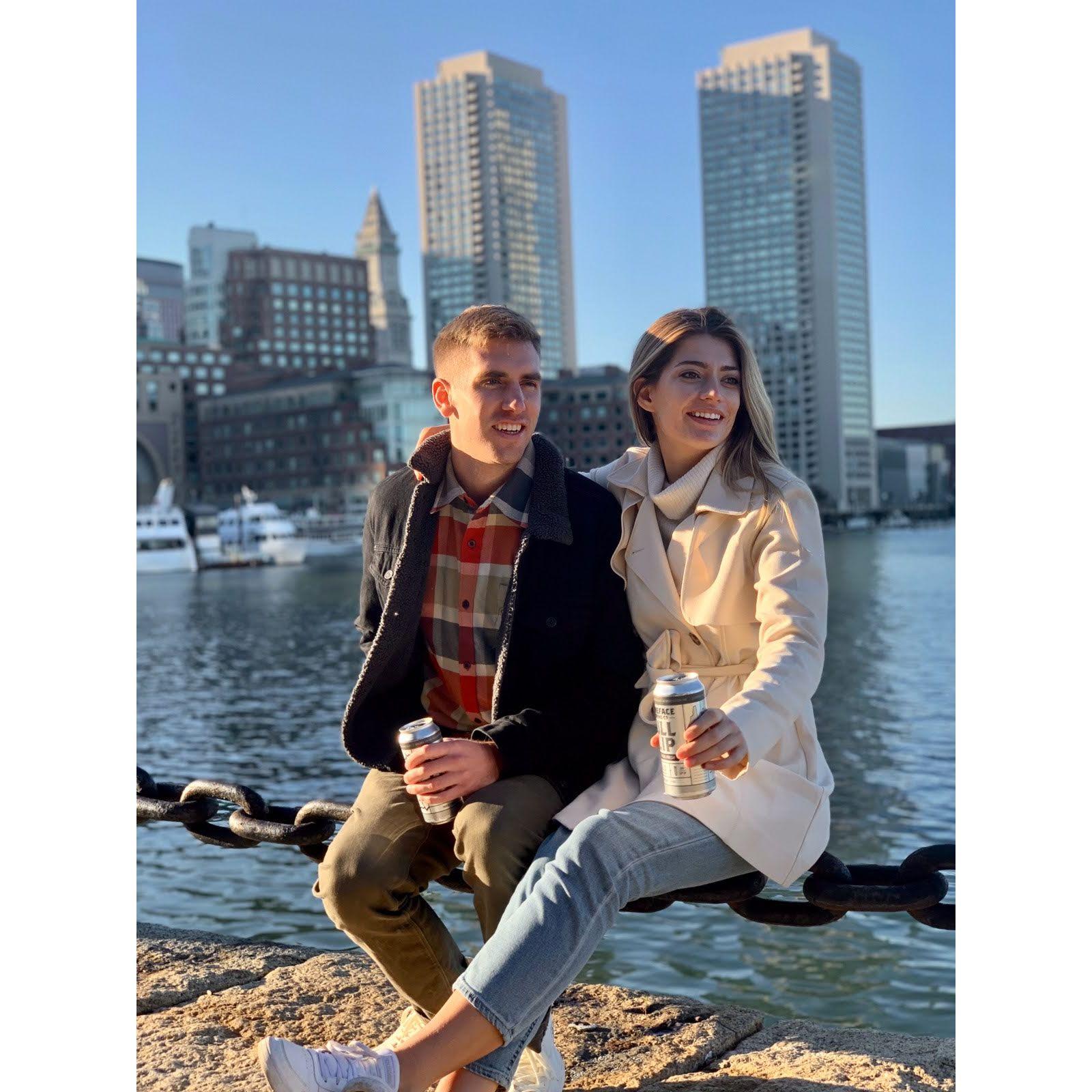walking in Boston