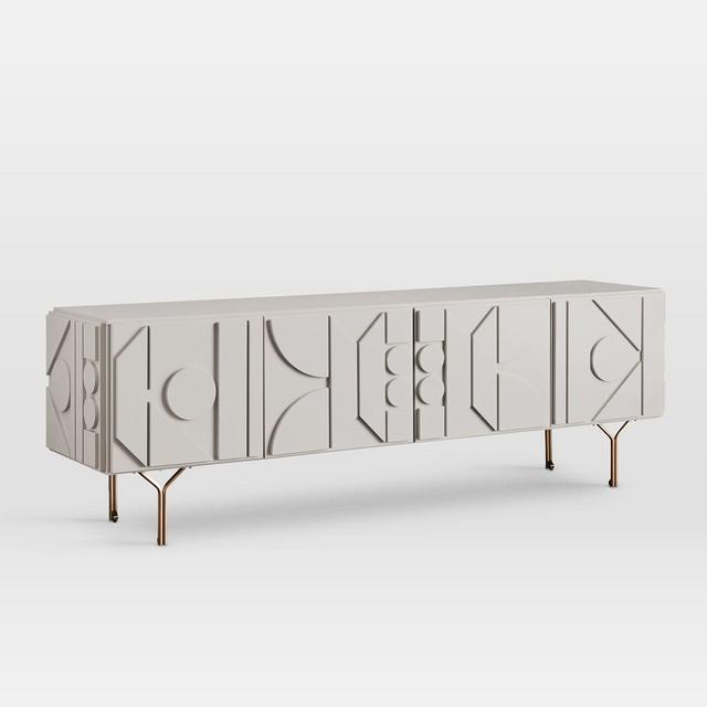 Pictograph Media Console (84"), Flax