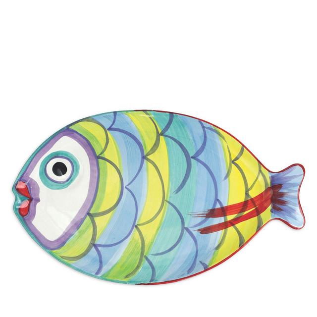 VIETRI Pesci Colorati Figural Fish Platter