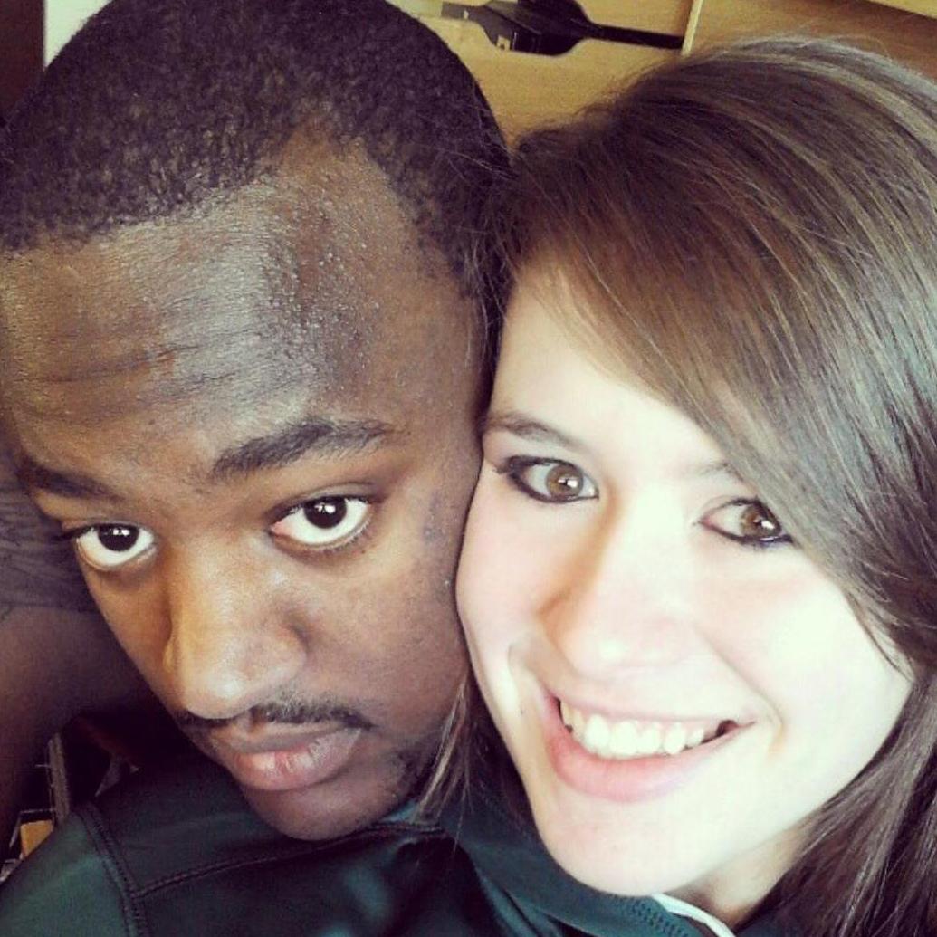 Our first picture together, shortly after we started dating in 2013.