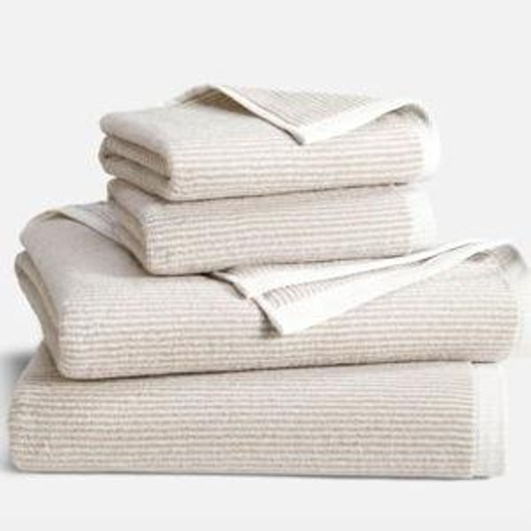 Plush Turkish Cotton Bath Sheet Bundle- Striped Abyss