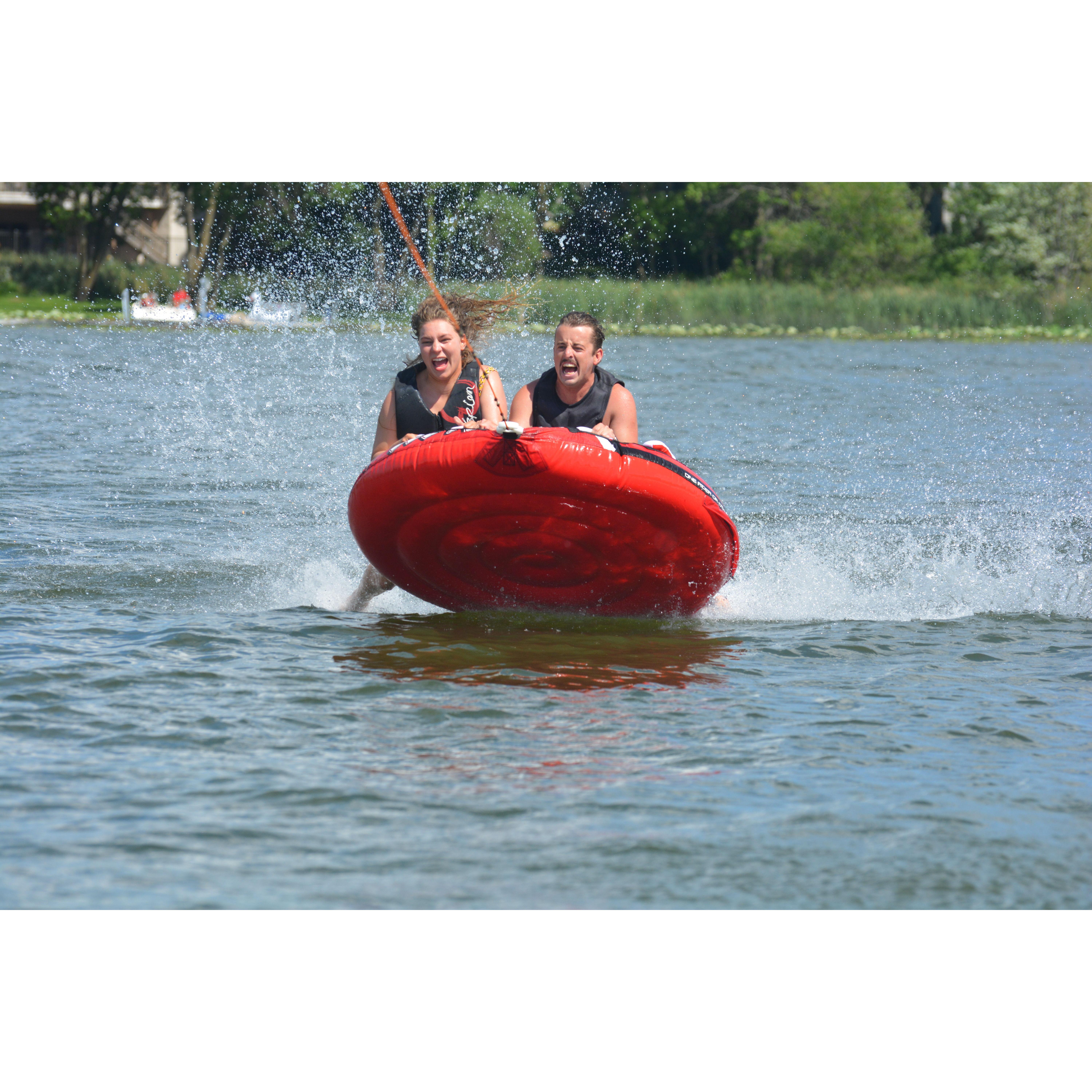 Different experiences on one tube on Lotus Lake, MN