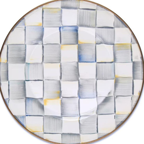 MacKenzie-Childs Check Salad/Dessert Plate | Dillard's