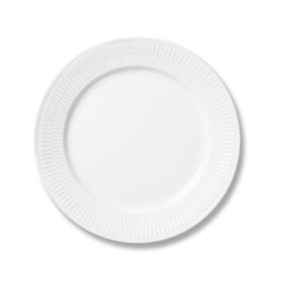 Royal Copenhagen White Fluted Plate 22 cm