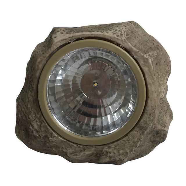 Solar Powered Rock with Key Hide-Away