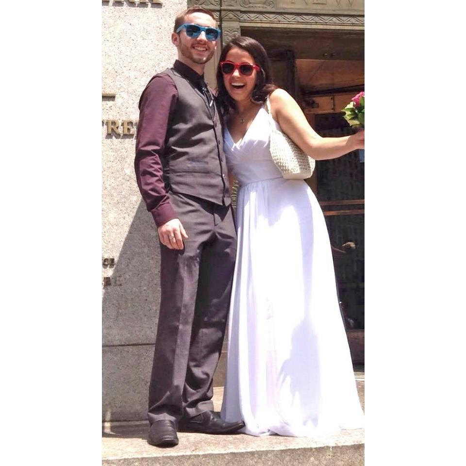 Our wedding at the court house in downtown Manhattan, July 20, 2015.