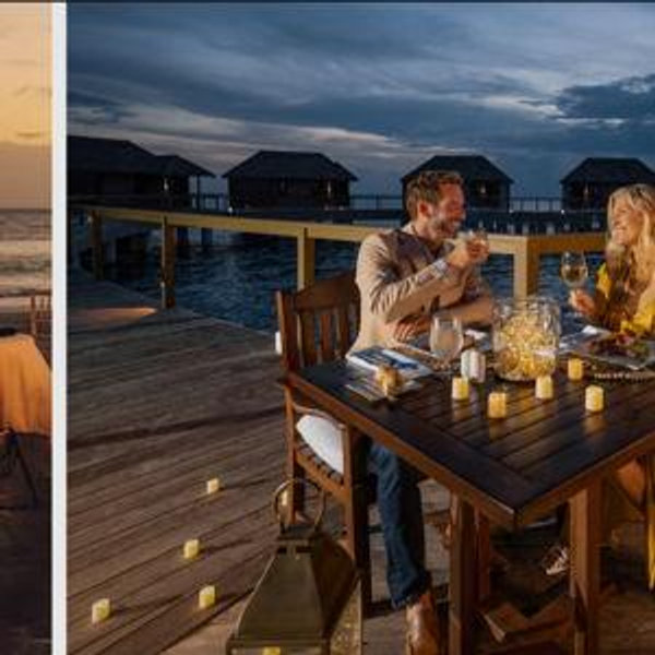 Honeymoon Private Candlelight Dinner