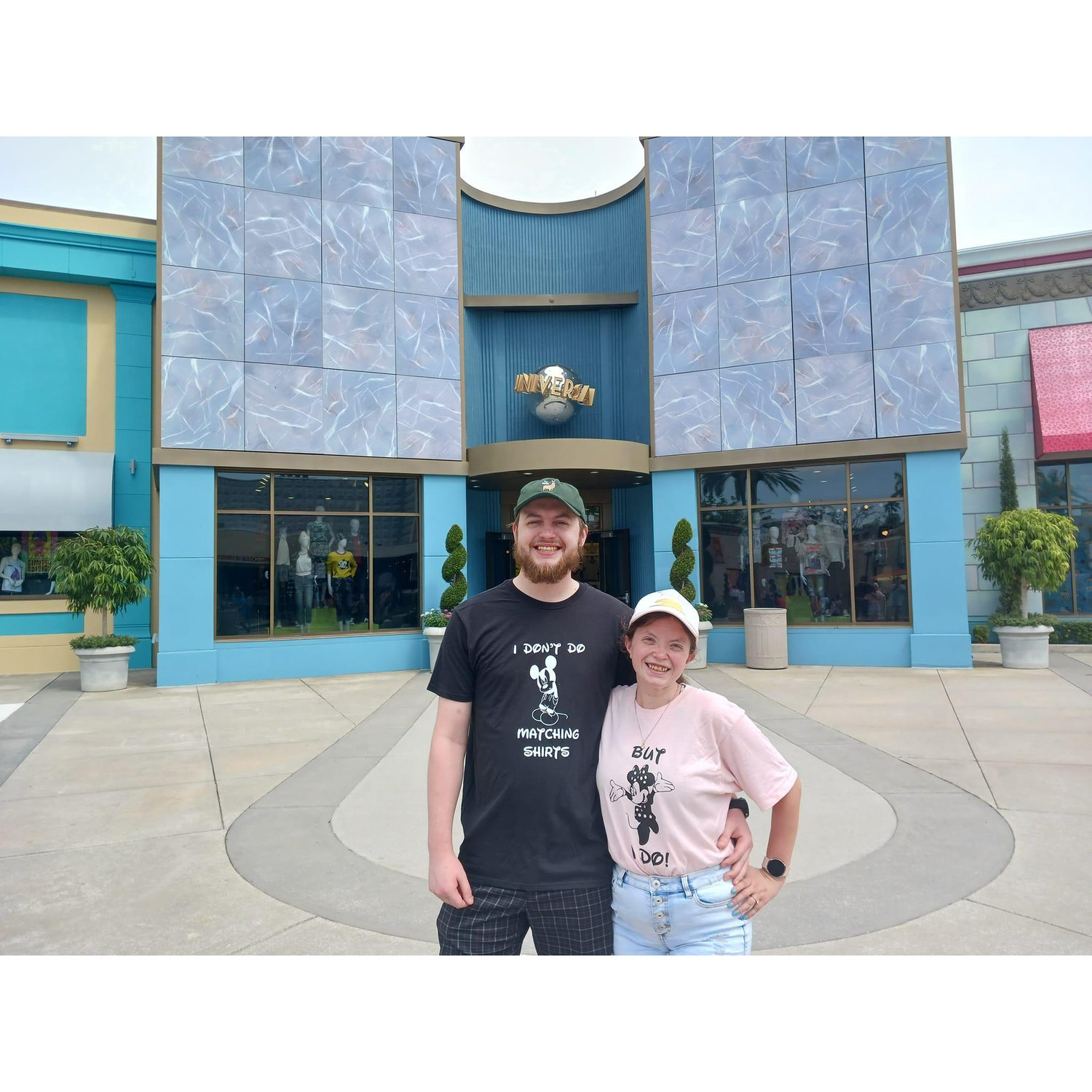 Our first trip together. We went to Universal Orlando with a group of friends.