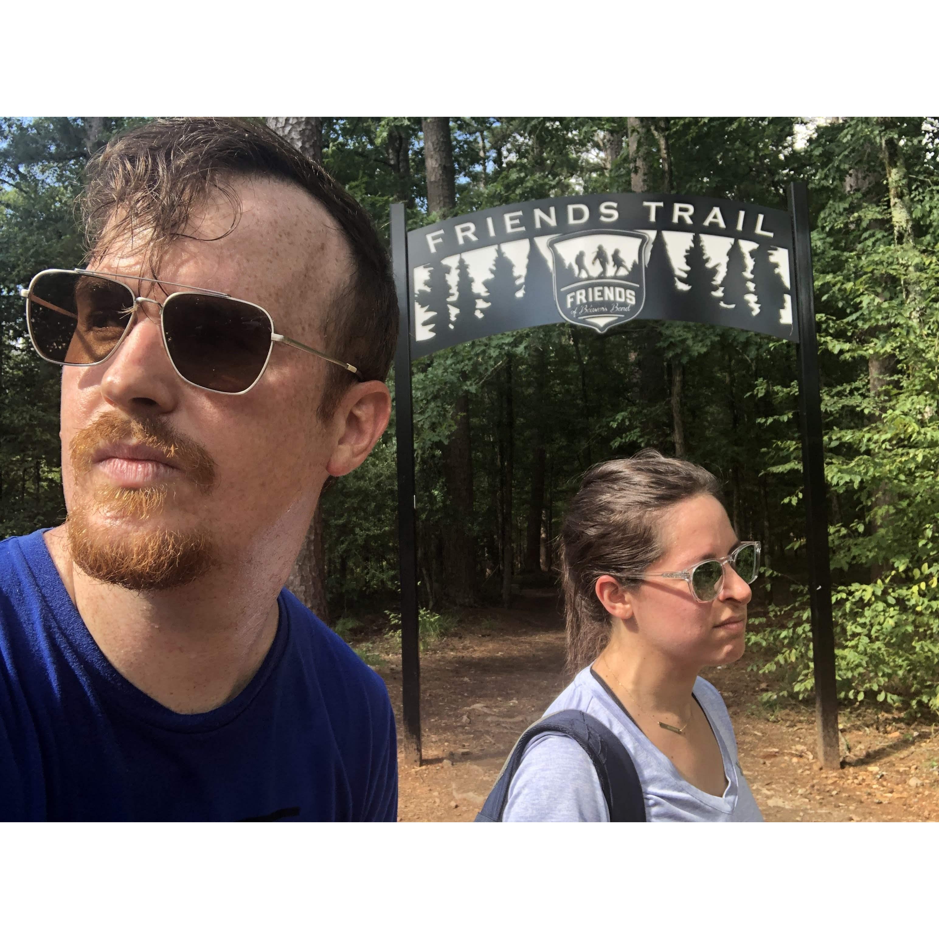Hiking in Oklahoma. 2020.