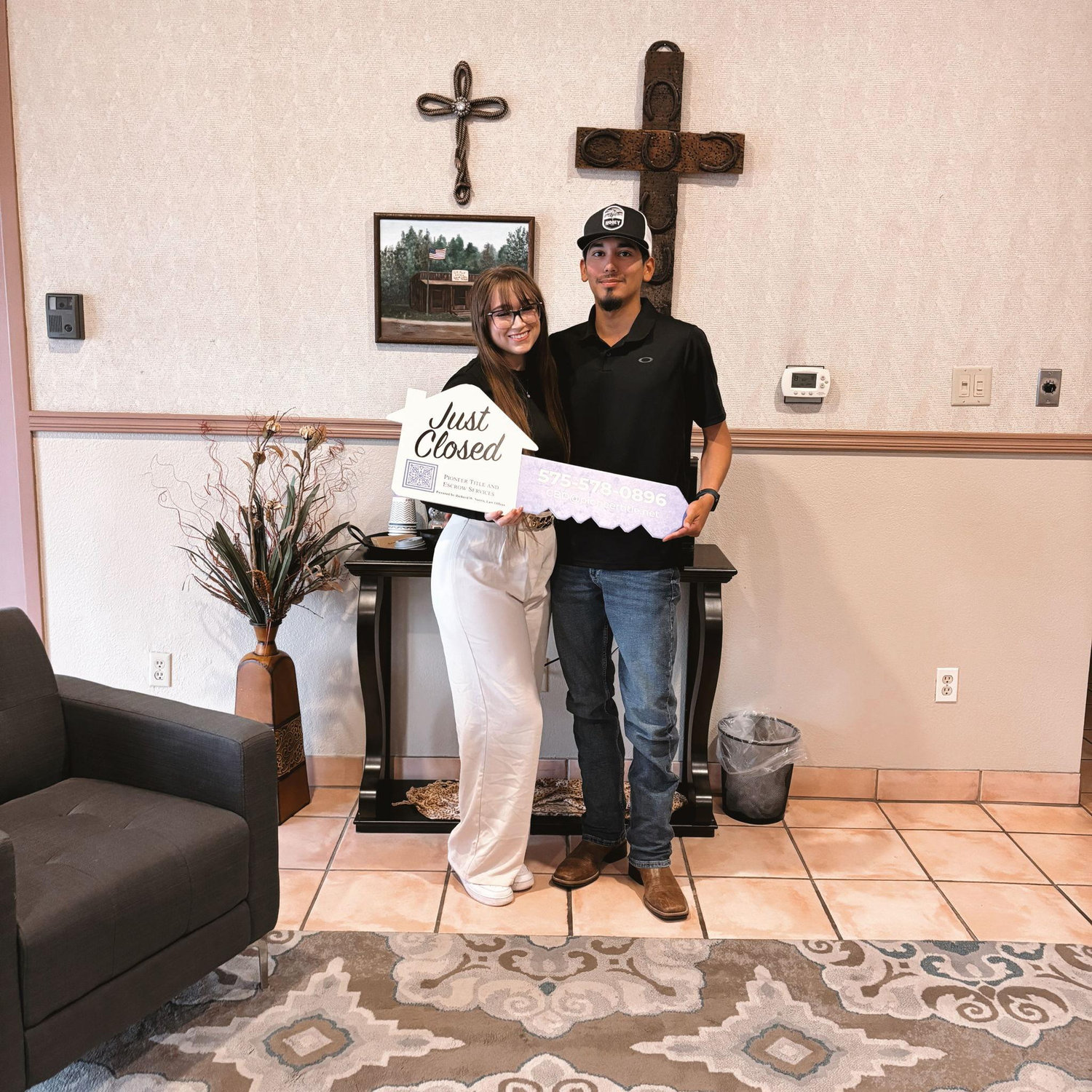 When we closed on our first house