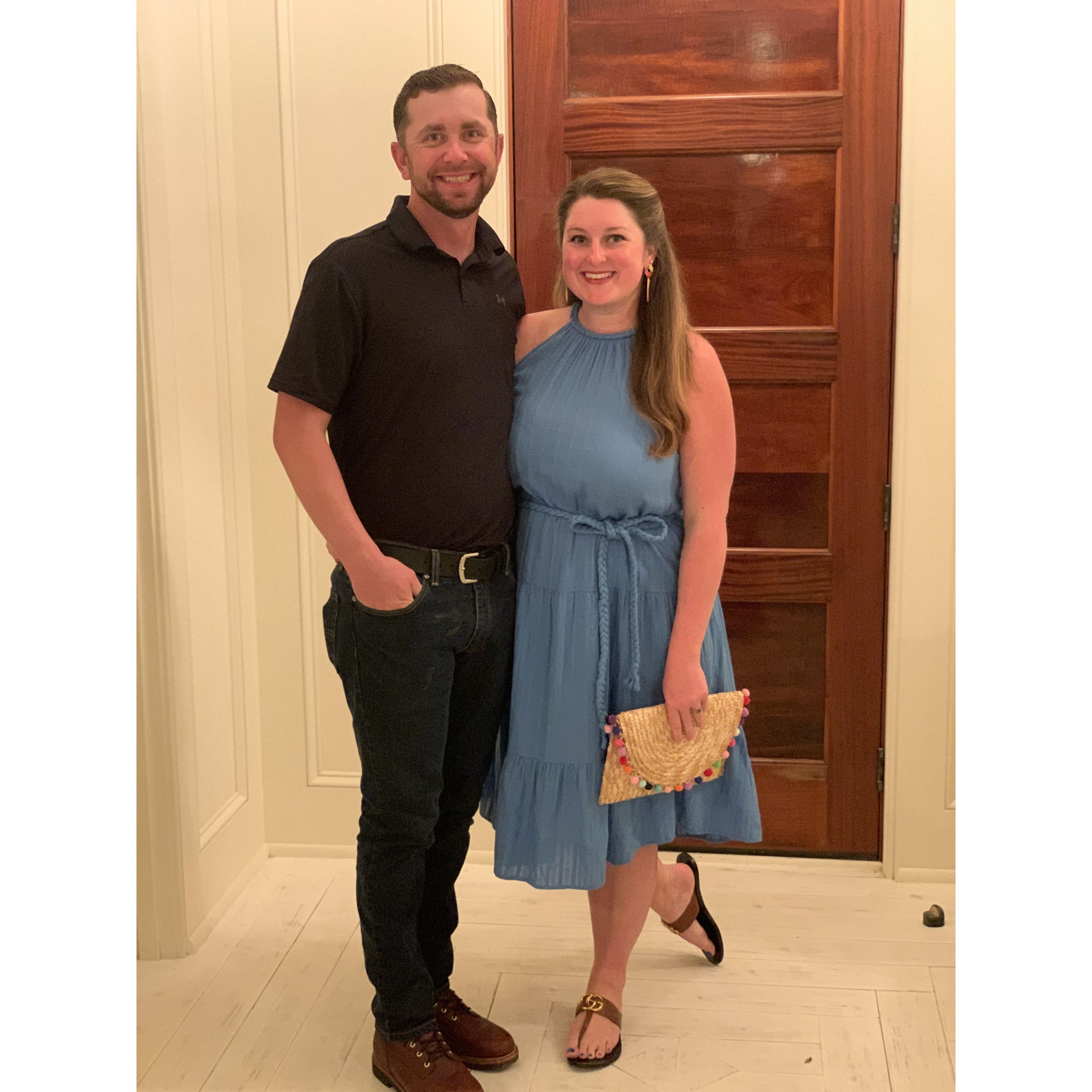 Before dinner in Turks & Caicos