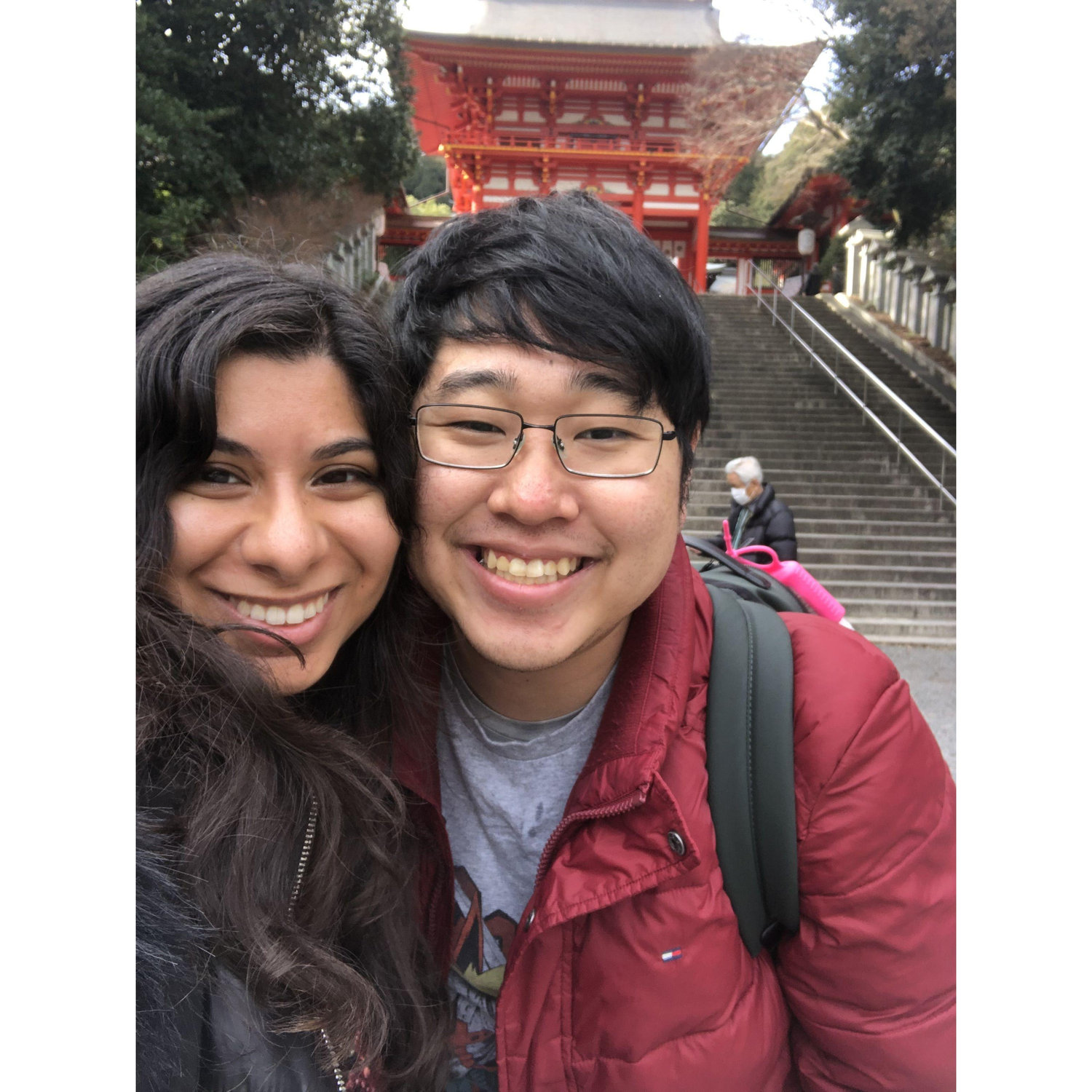 We went to Omi Jingu just because of Chihayafuru and Karata