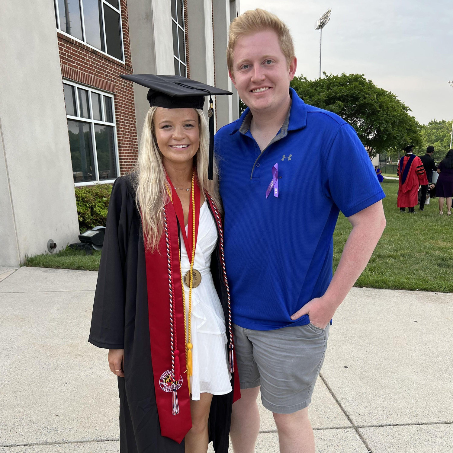 Celebrating Chloe's graduation from UMD (May 2022)