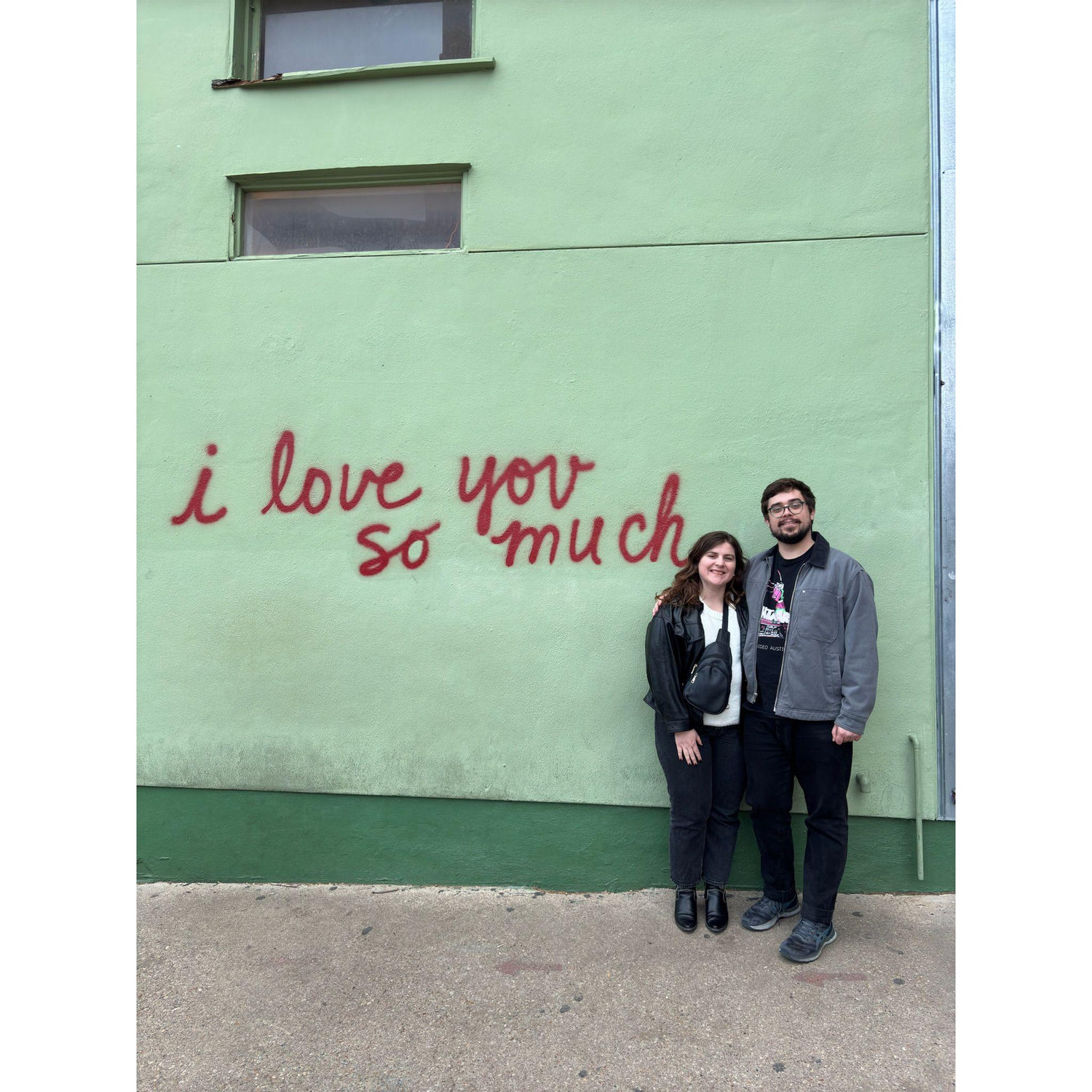 Solidified our place as an Austin couple with this picture.