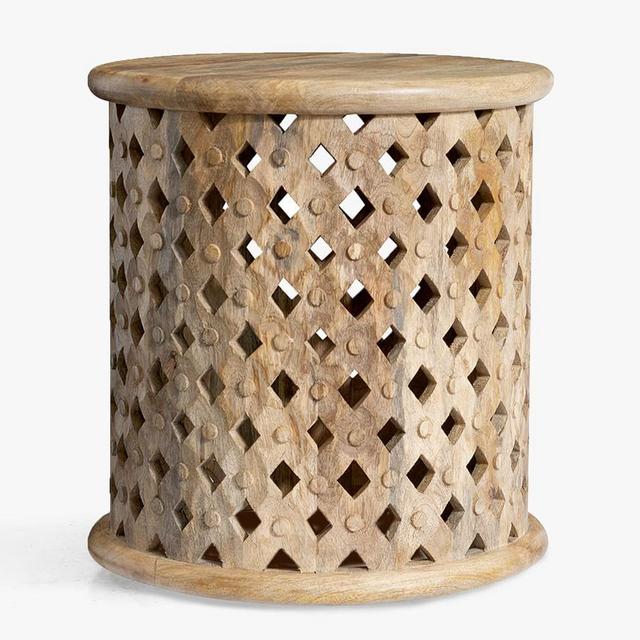 Stella Side Table, Washed Natural