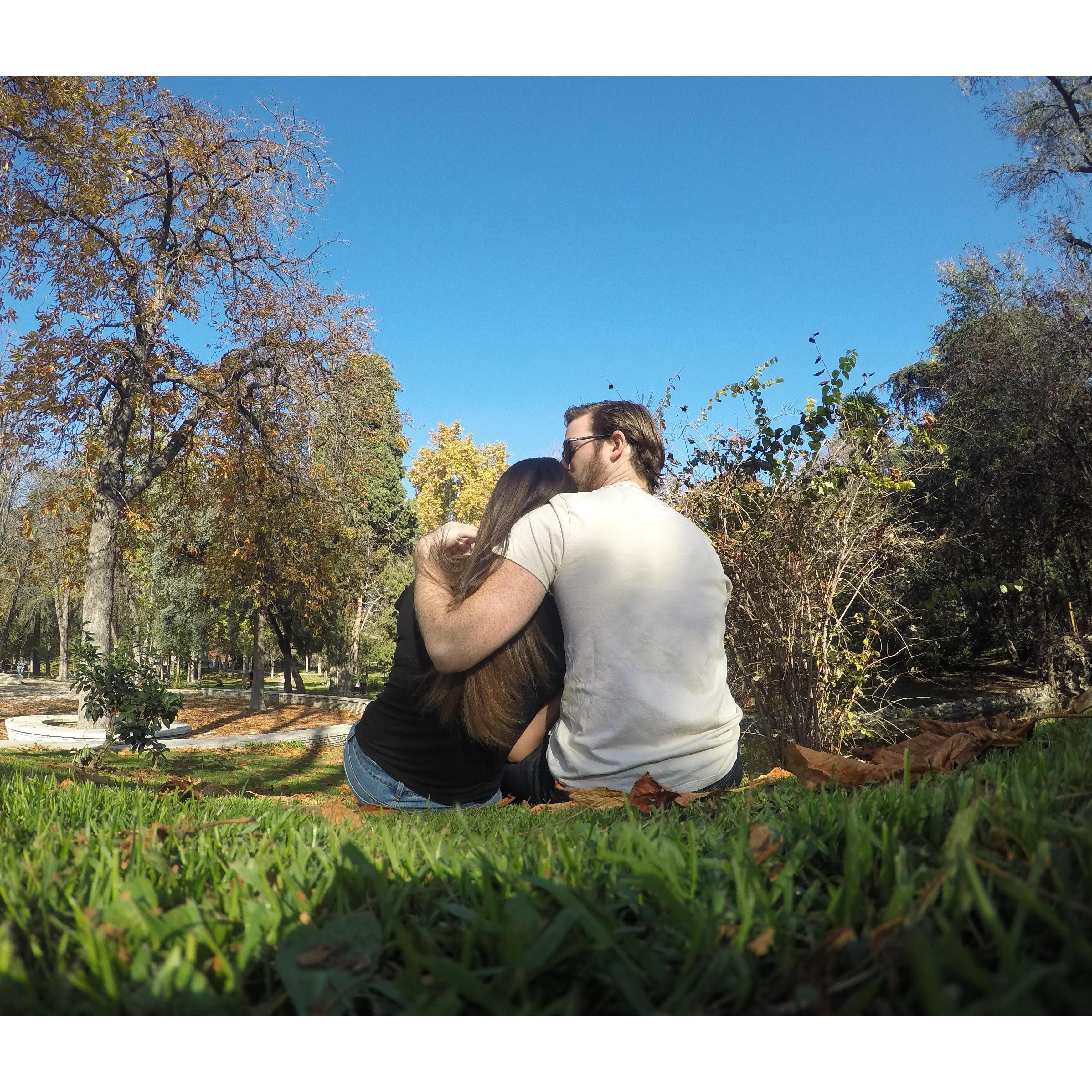 Our favorite thing to do in Madrid - picnic at Retiro Park. If it was nice out, this is where you would find us spending our weekneds!