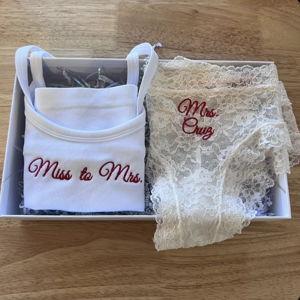 Personalized bride set