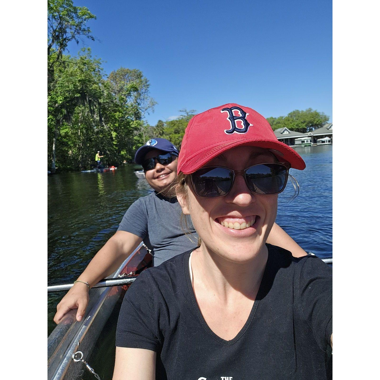 Kayaking with manatees. Crystal River, FL. March 2024