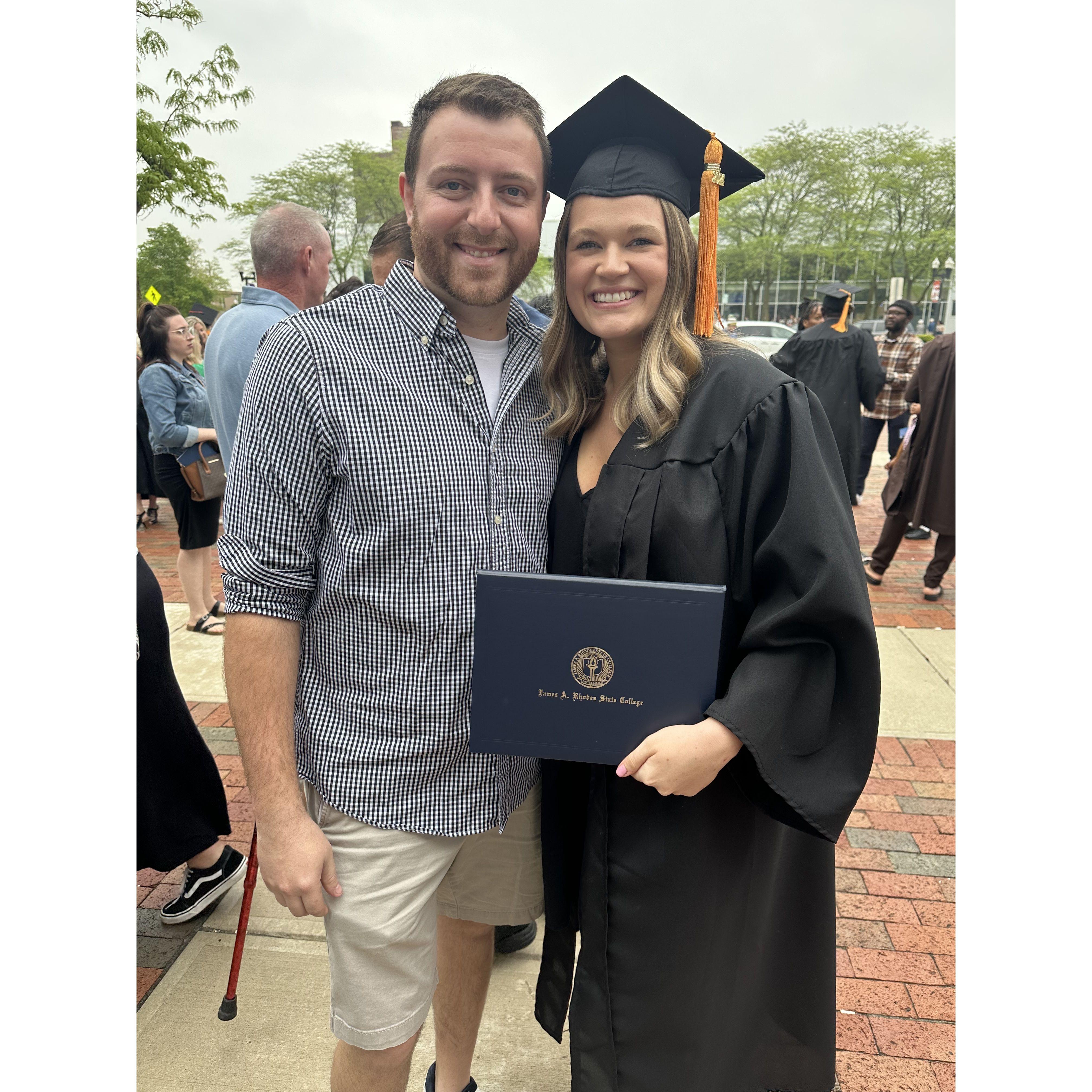 Graduating nursing school! I simply could not have gotten through it without Jordan.