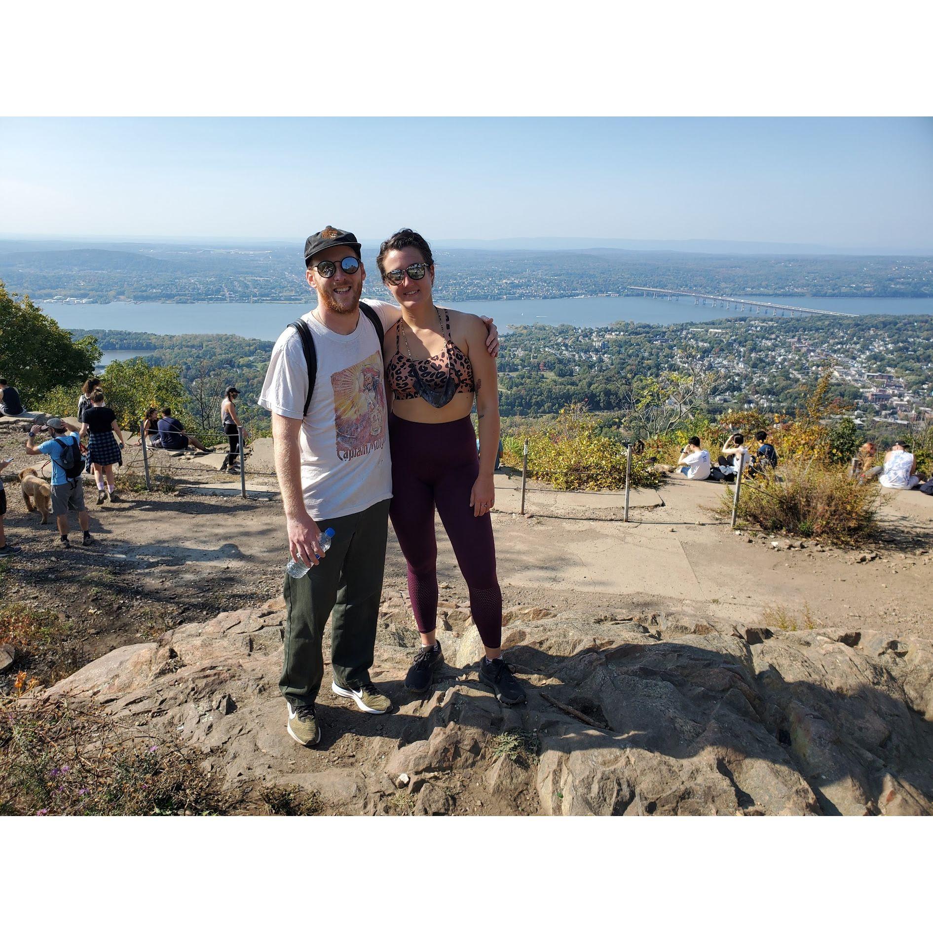 Hiking Mount Beacon, upstate New York, October 2020