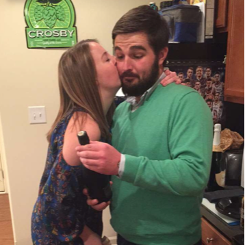 Our first New Years Eve together! I accidentally judged him for ordering 20 chicken wings in the Indie's drive thru this weekend....I think this is when he introduced me to "doom metal" too!