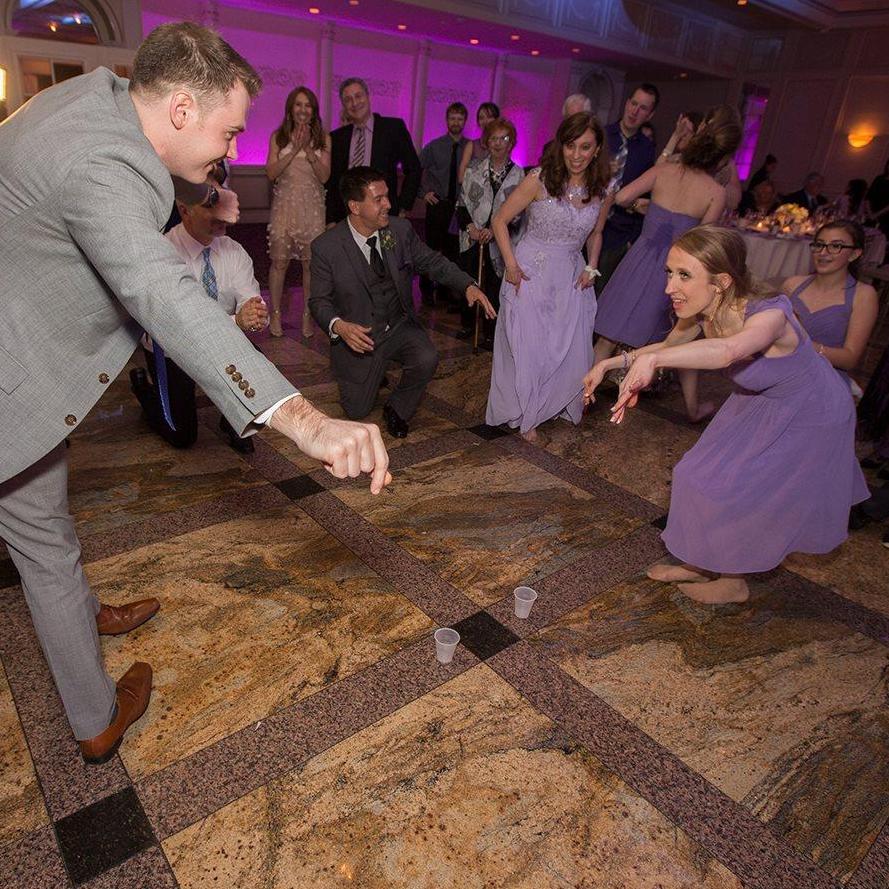 Breaking it down at Nicoletta's sister's wedding (watch out, dancing is going down at their wedding!!!).