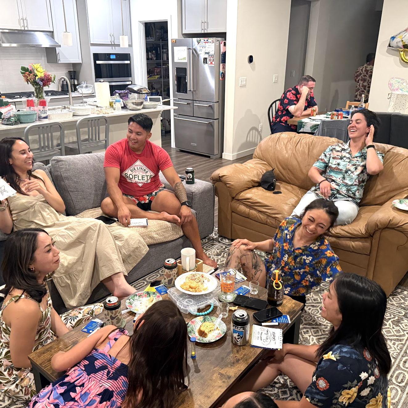 Bridal shower in Washington with some of Cecille's best friends. It's all coming together.....