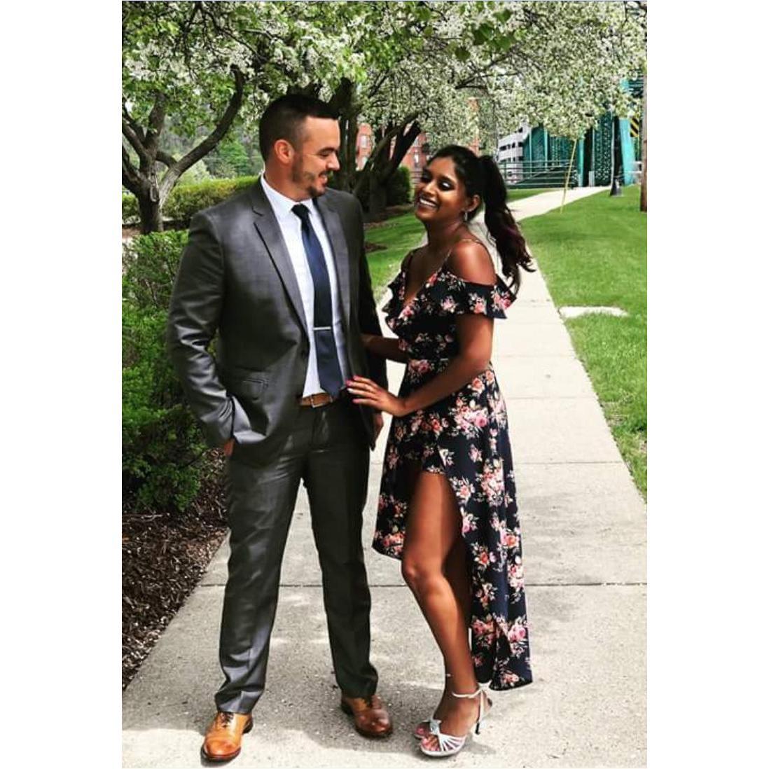 The first wedding we attended together