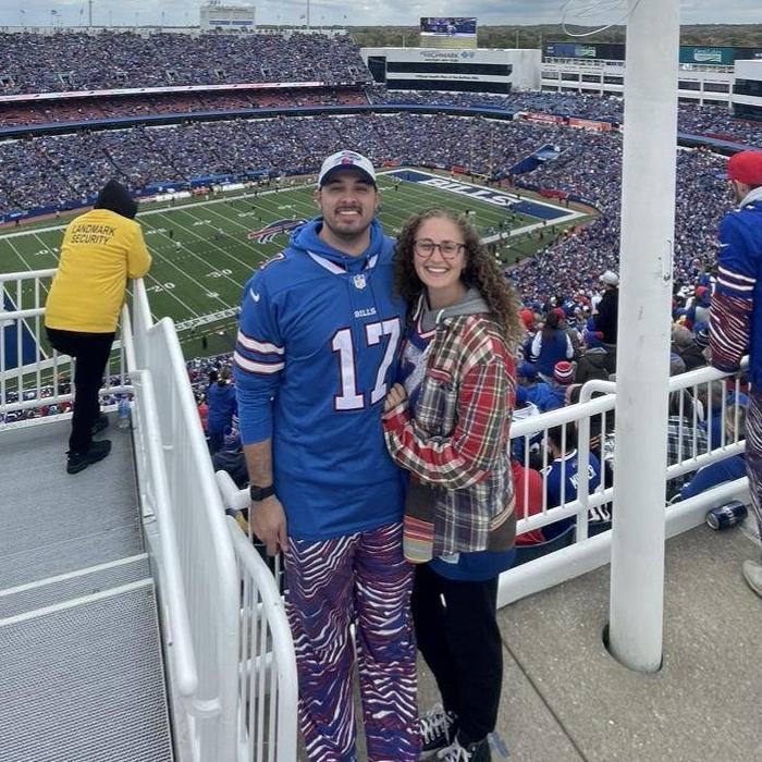 Where else would you rather be on a Sunday in October? Well...Lena might want to be somewhere else