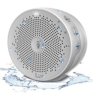iLuv Aud Click Shower Speaker with Amazon Alexa - Compatible with Apple and Android Smartphones and other Bluetooth Devices