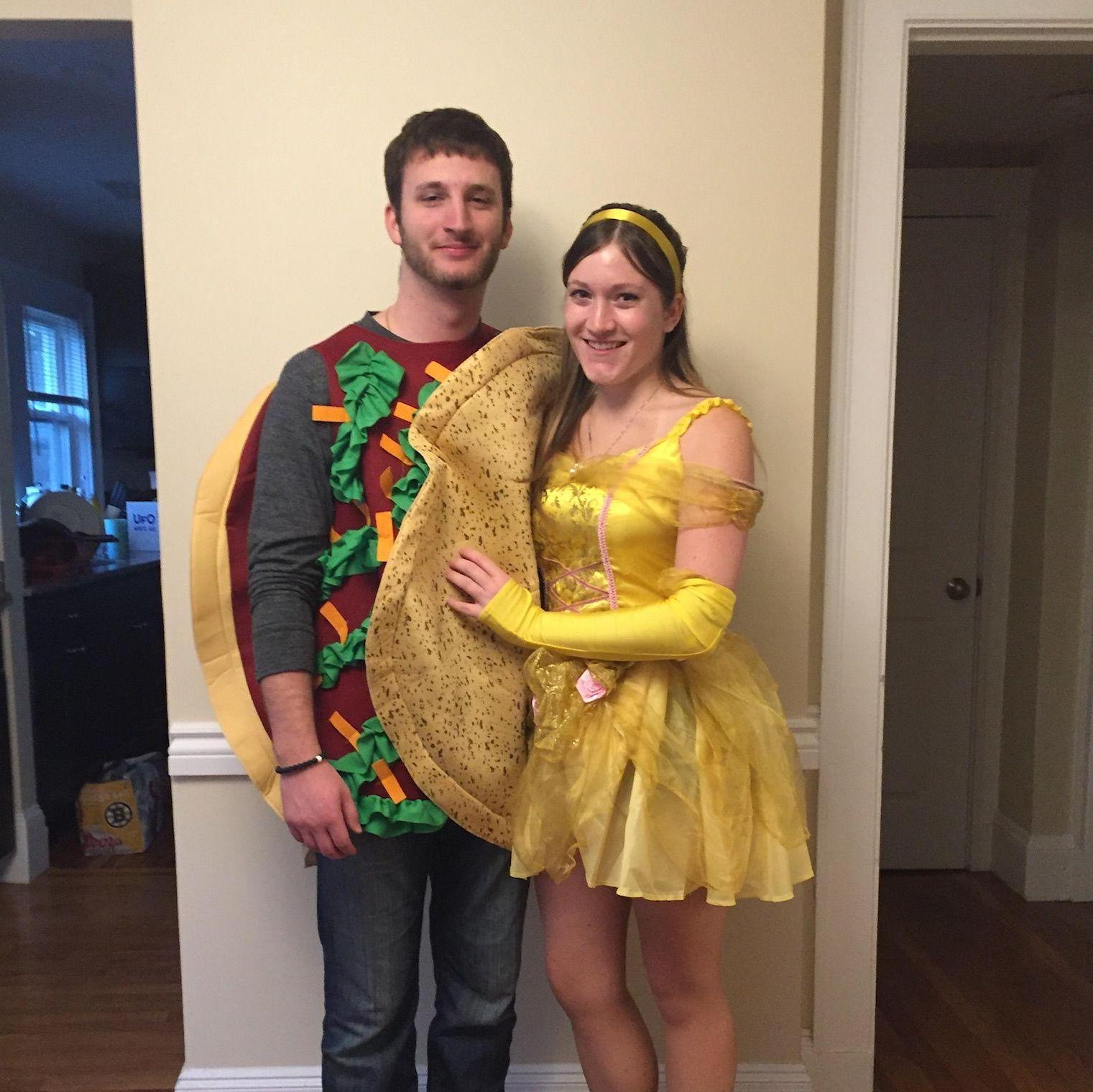 Halloween 2017 as 'Taco Belle.'