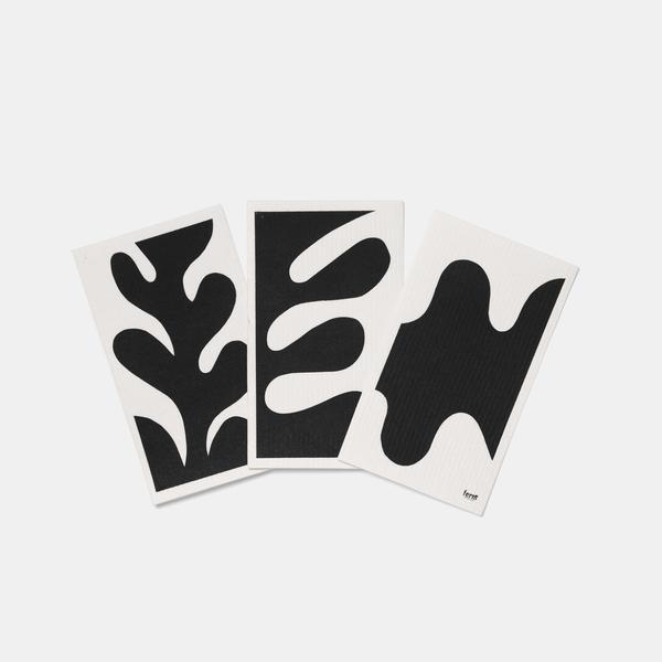 Leaf Dish Cloth, set of 3