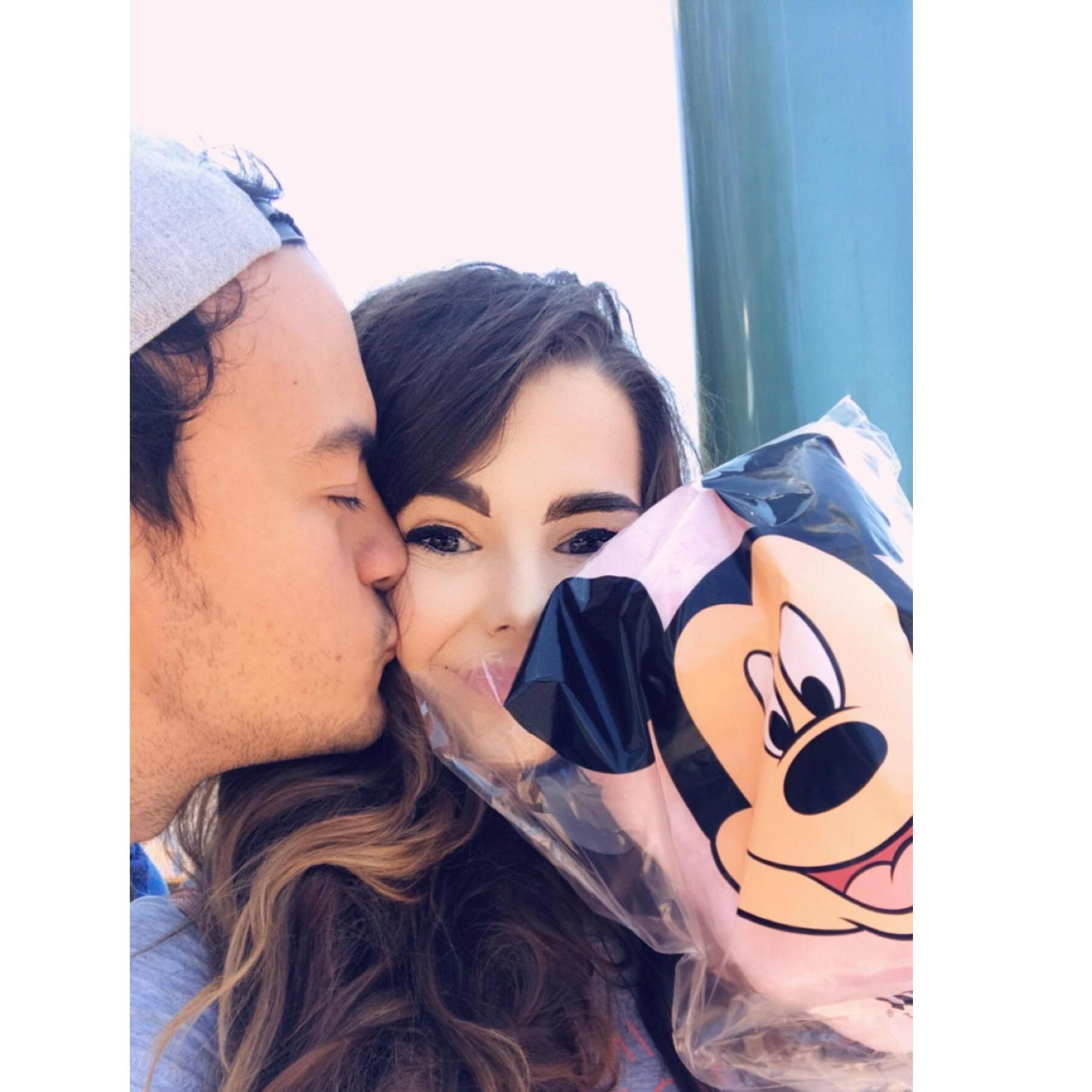 Our first, of many, Disneyland trips!