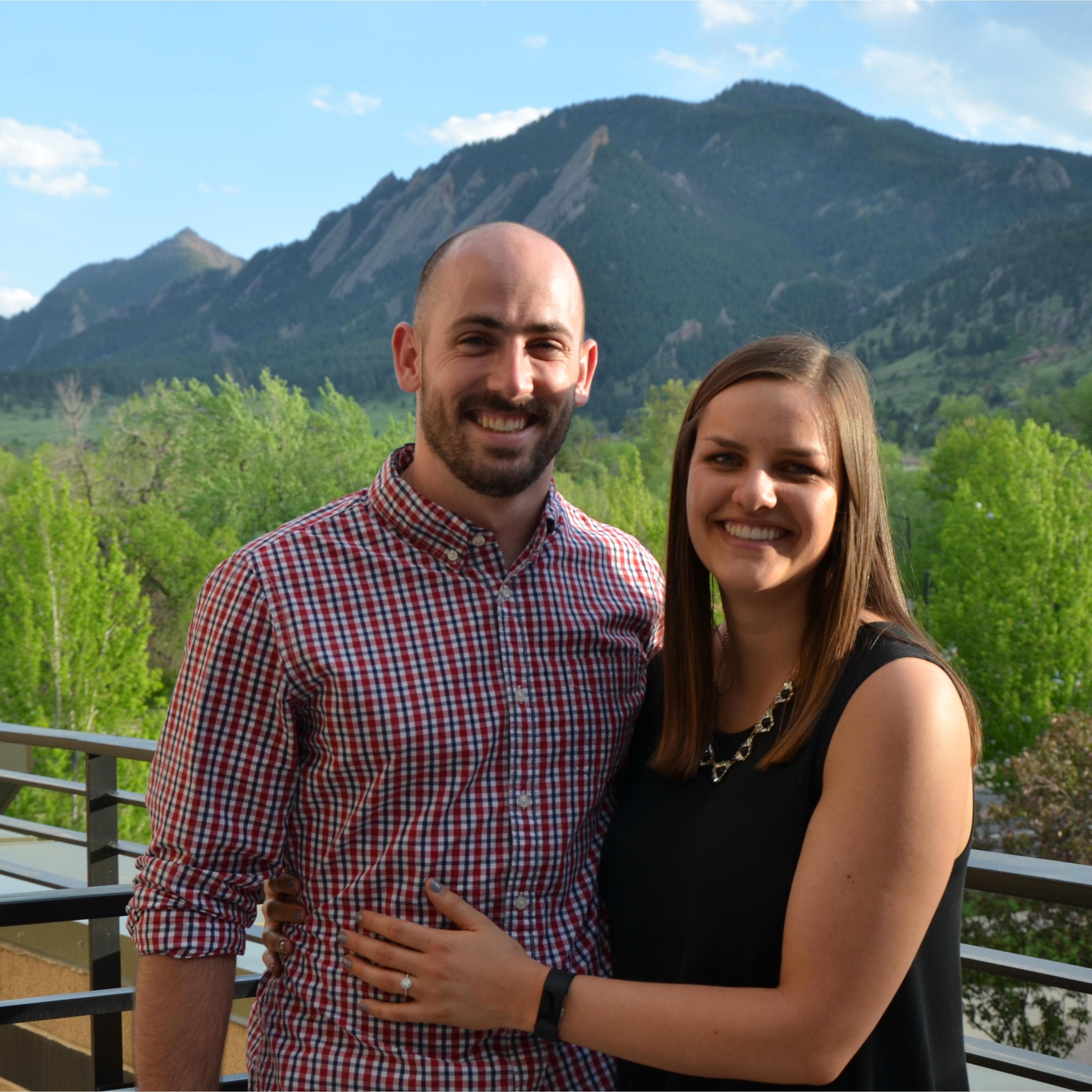 At Kelly's graduation in Boulder, Colorado - May, 2018.