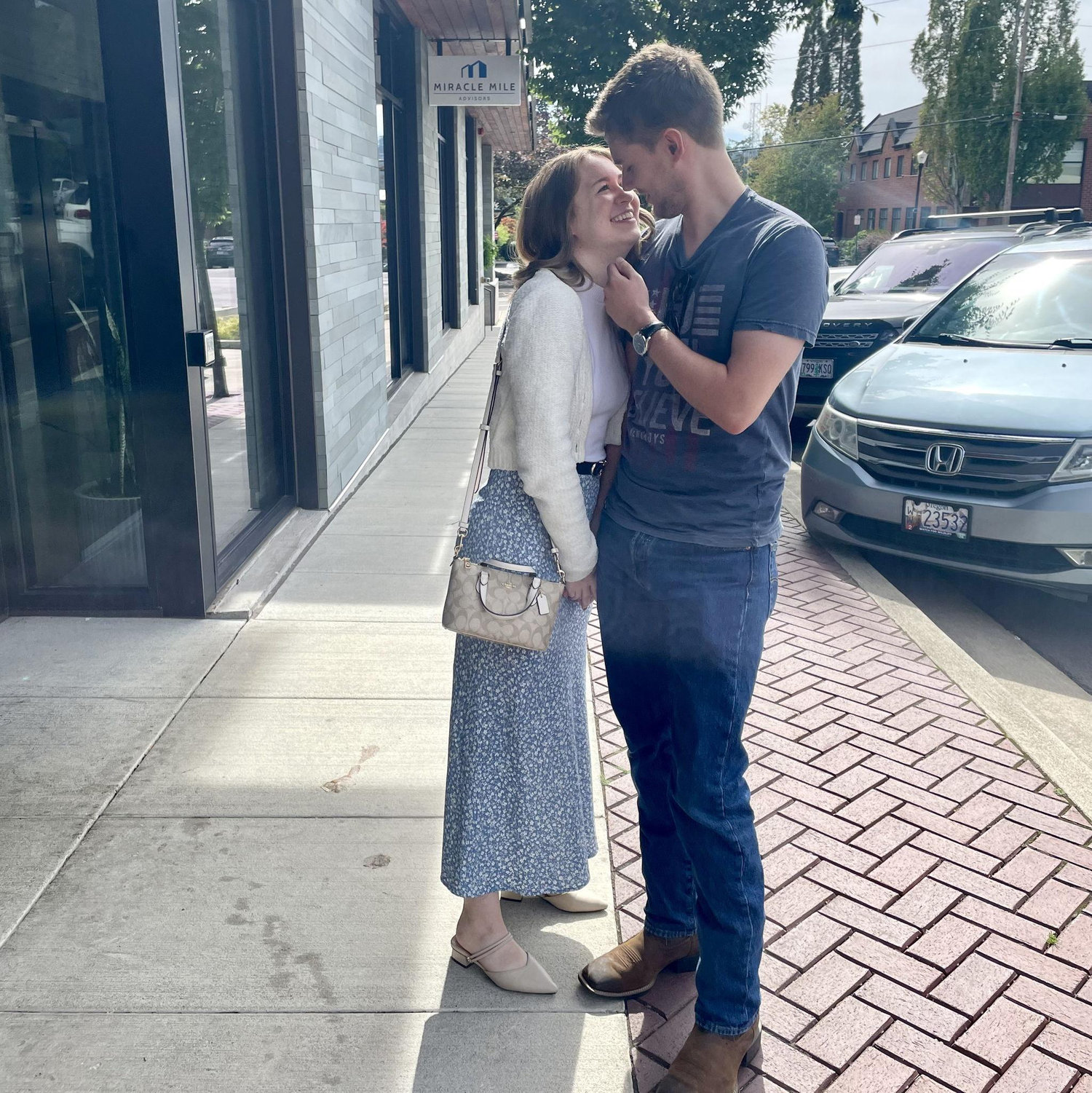 The day we officially became boyfriend and girlfriend