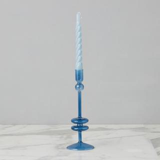 Medium Glass Candlestick, Set of 2