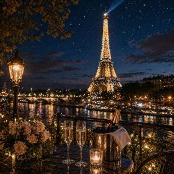 Eiffel Tower Sparkle Night Experience