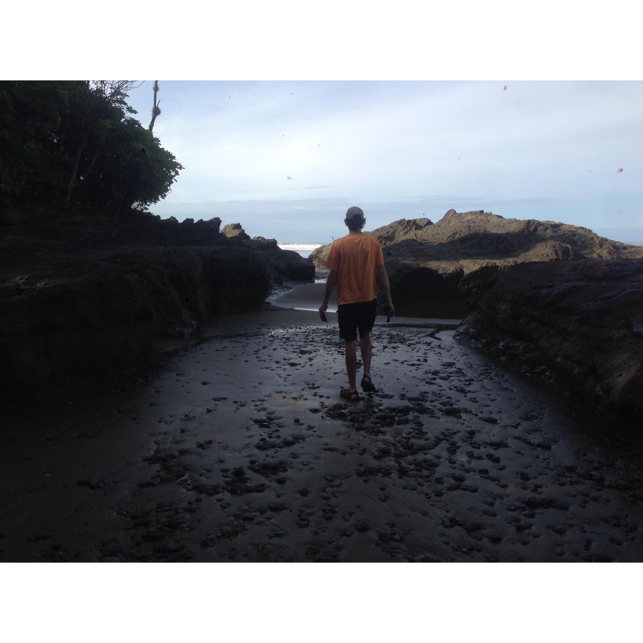 In Costa Rica, we would wake up early and head to the beach to read our bibles together.