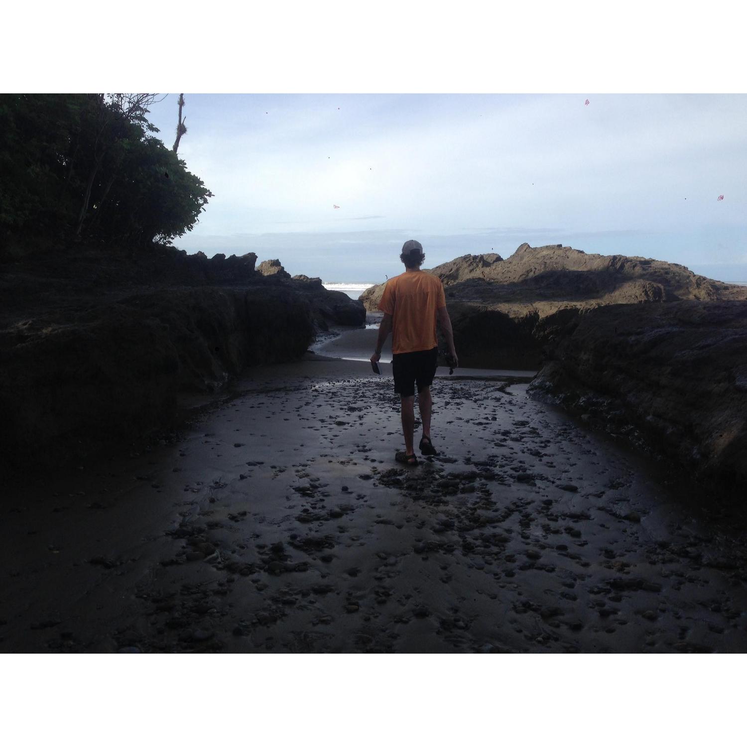 In Costa Rica, we would wake up early and head to the beach to read our bibles together.