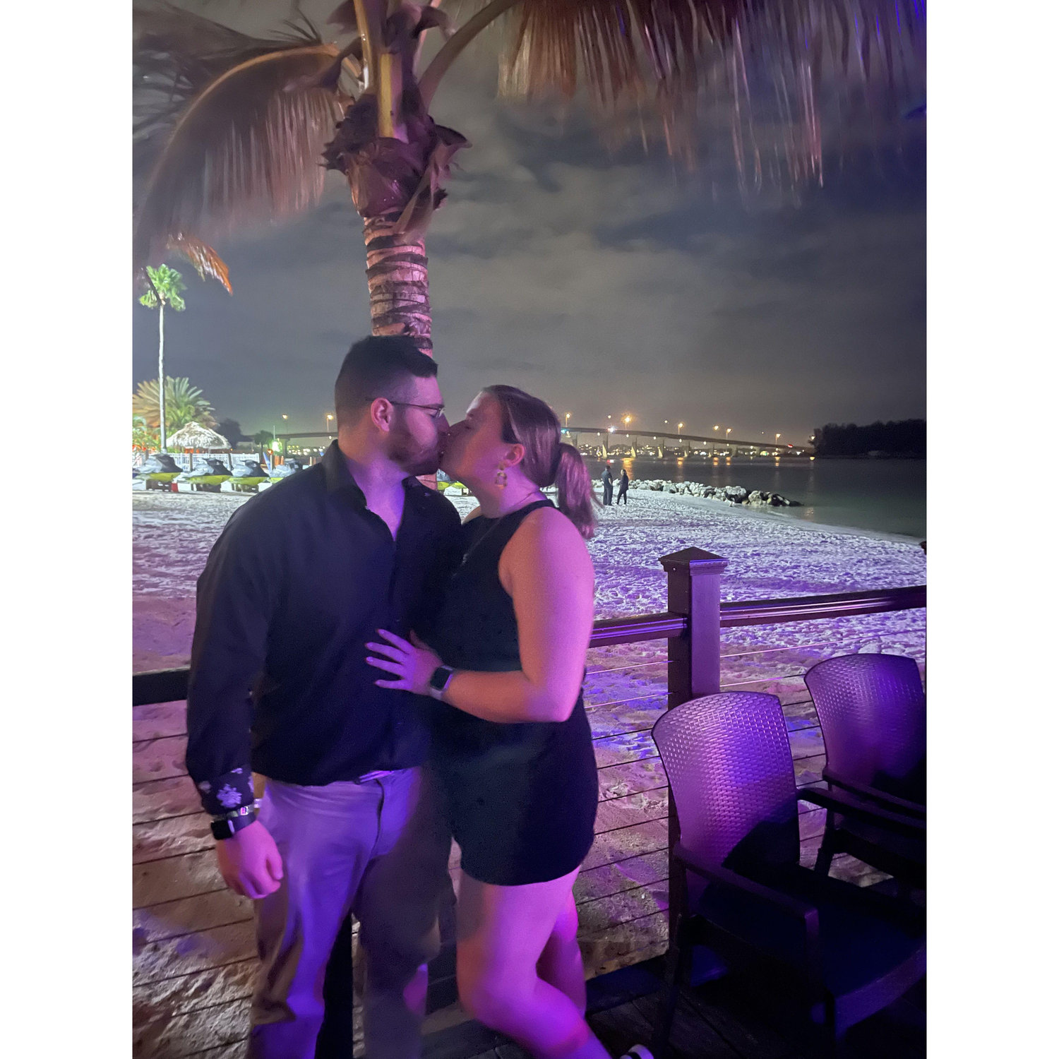 Ringing in the new year in Clearwater Beach!