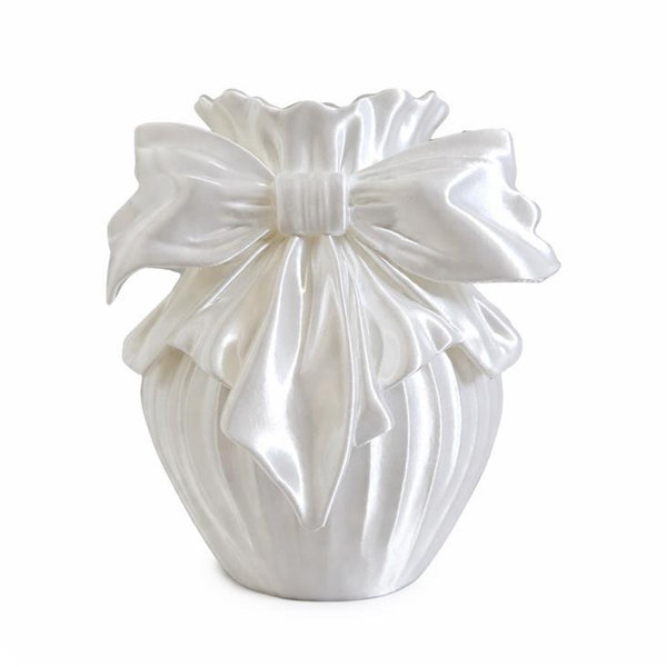 Decorative Vase - Pearl White