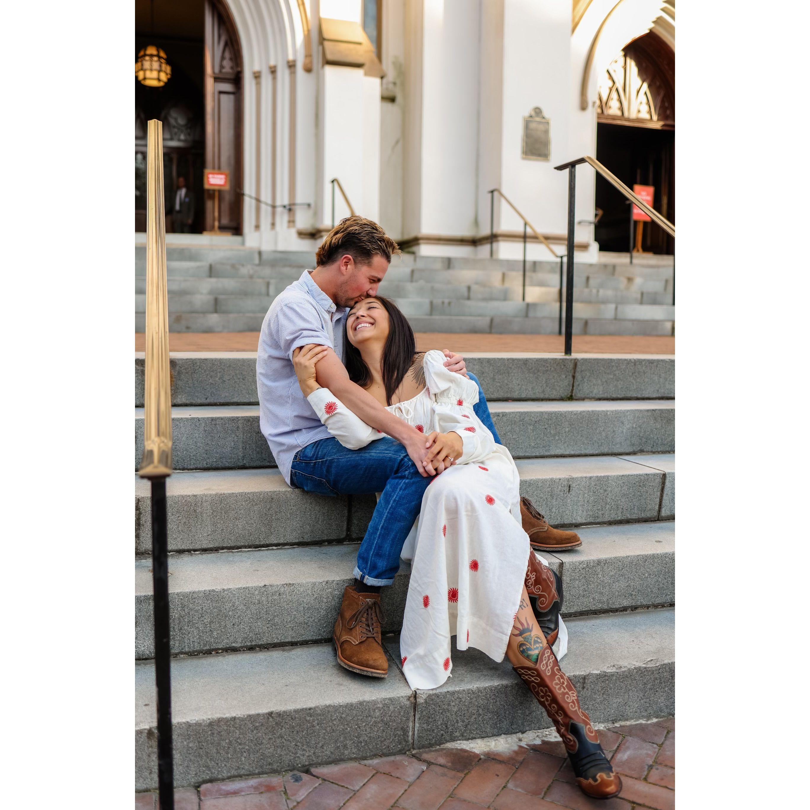 The day Parker asked me to be his wife!