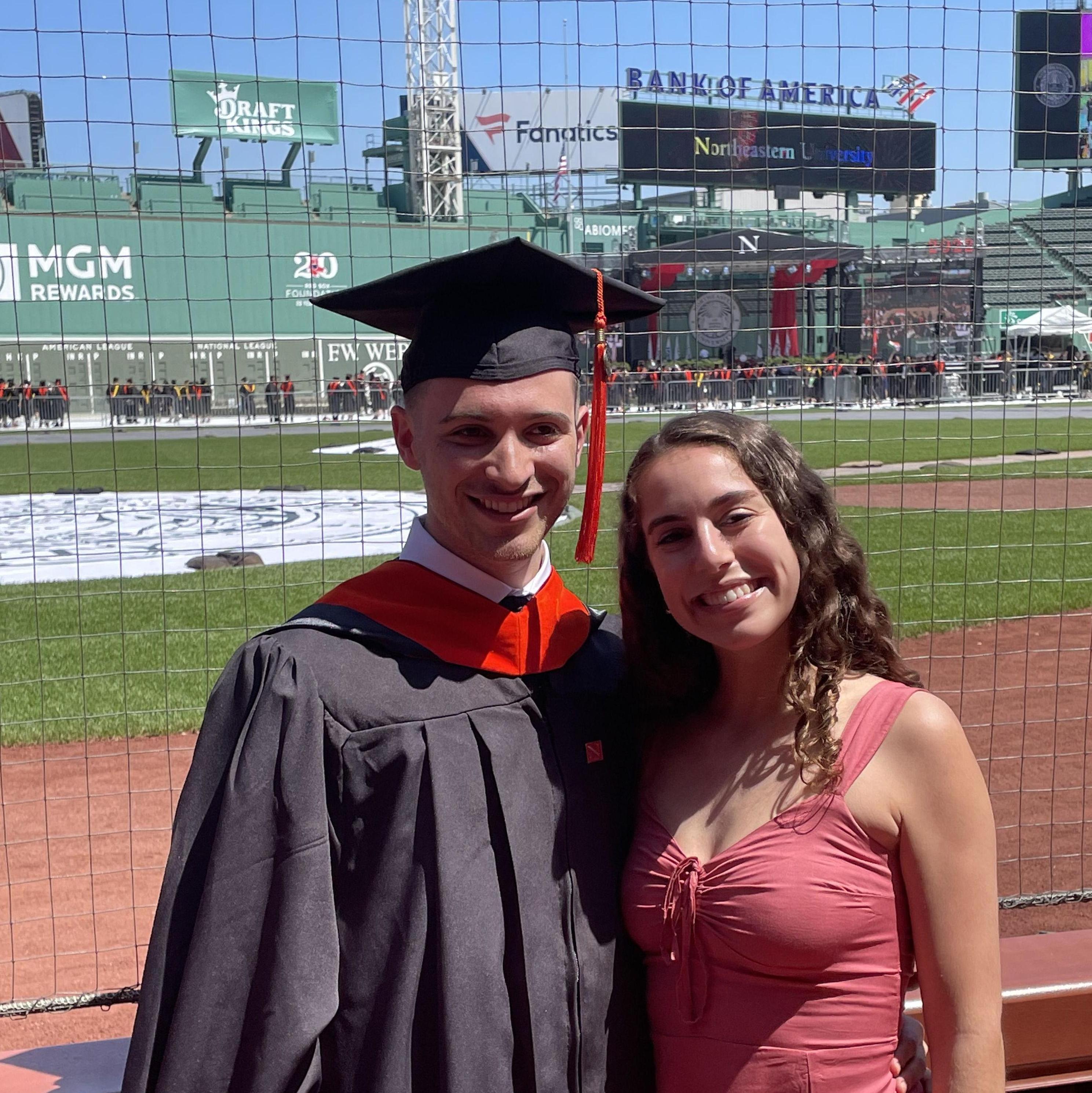 Mitch's Northeastern graduation at Fenway (5/13/22)