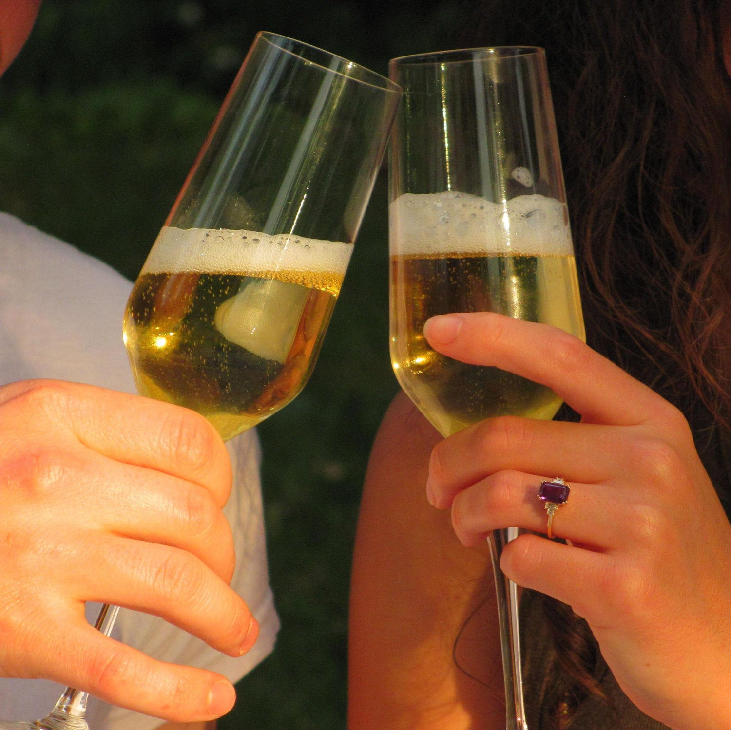 Cheers to our future marriage!