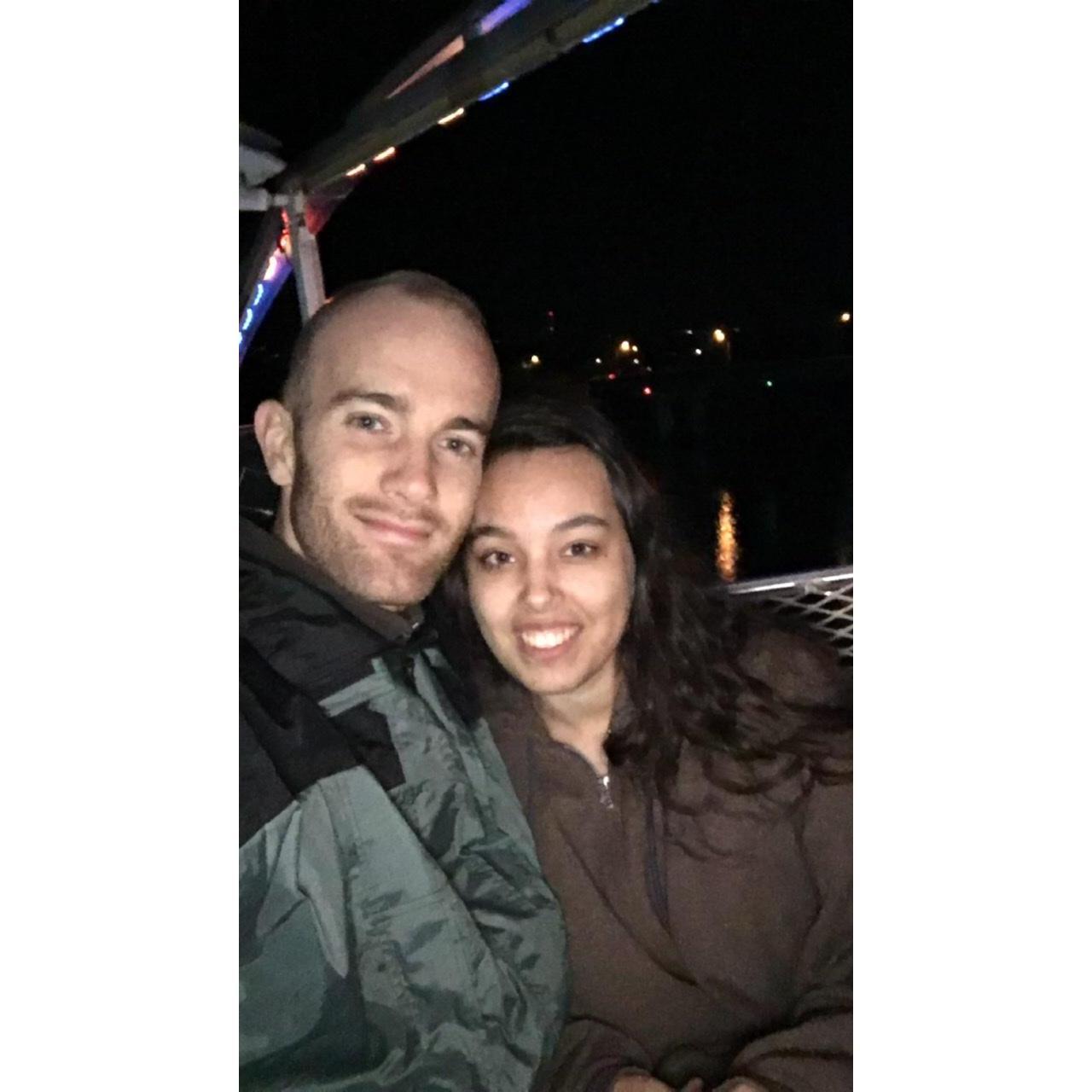 First Ferris wheel experience for me