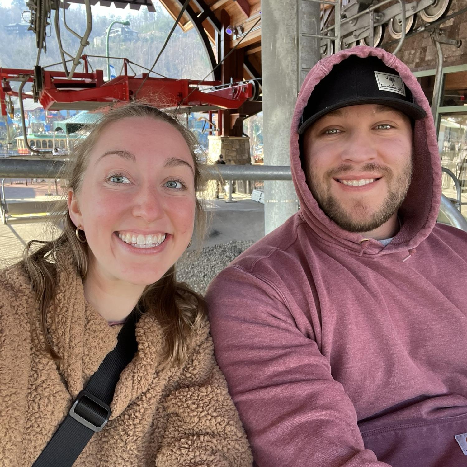 Up the mountains with a gondola ride!