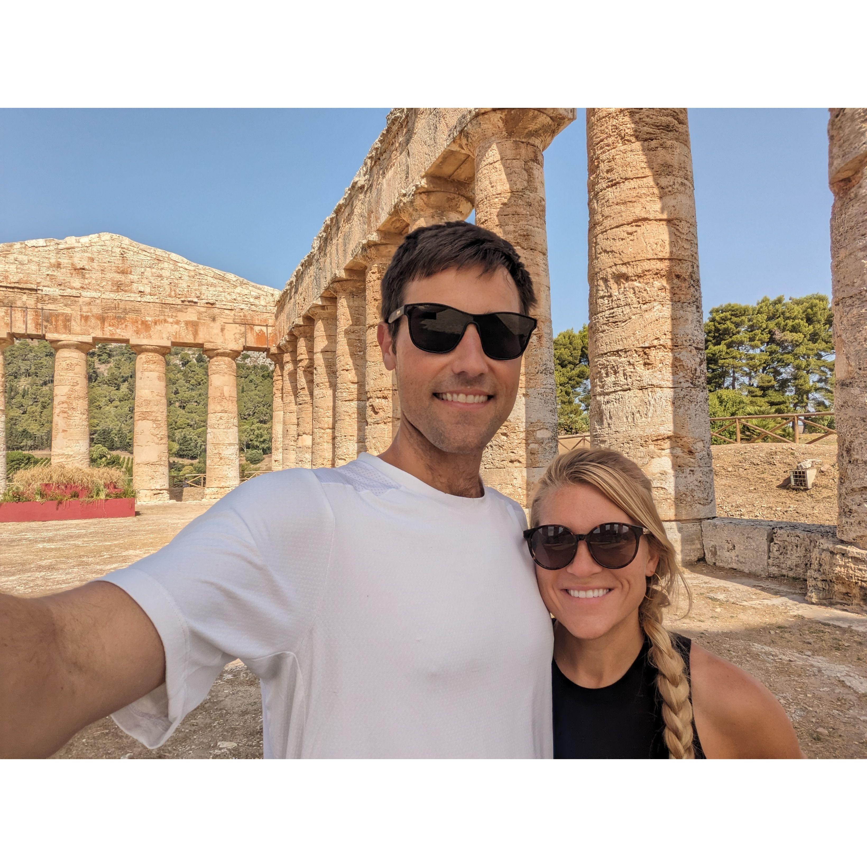 In Calatafimi, Sicily - a very special place to us that feels like home.