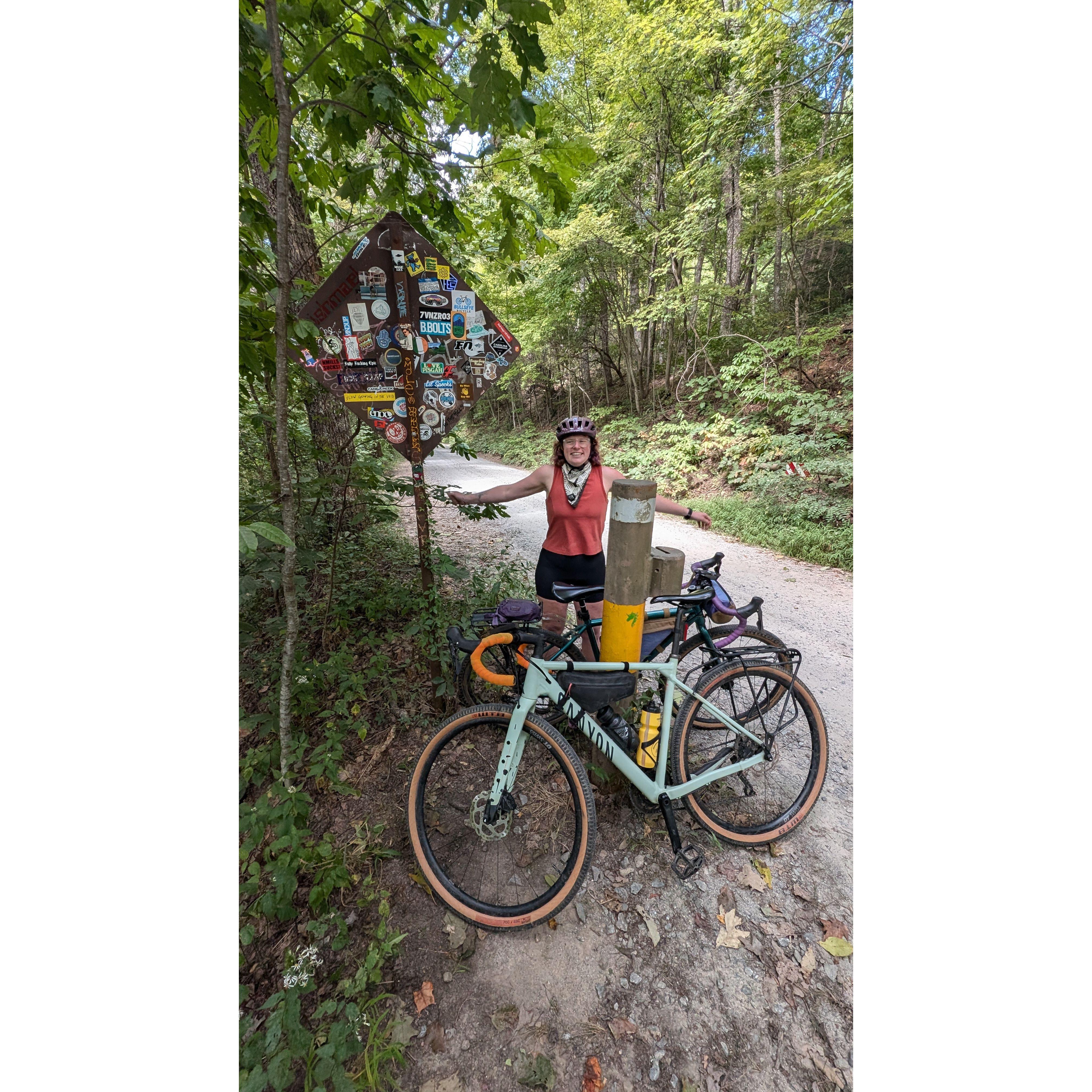 found gravel on the parkway