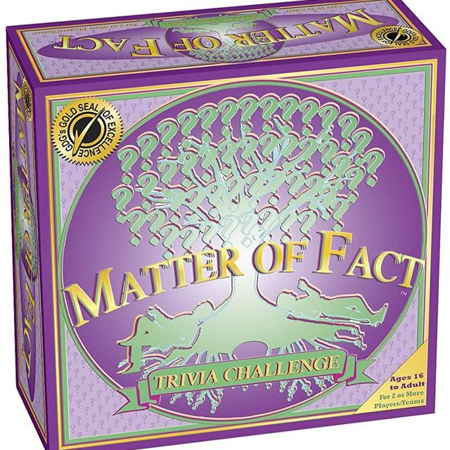 Matter of Fact - The Trivia Challenge Board Game for Adults and Family - Ages 16 to Adult - Classic Trivia, Party and Card Game for Family Game Night Fun